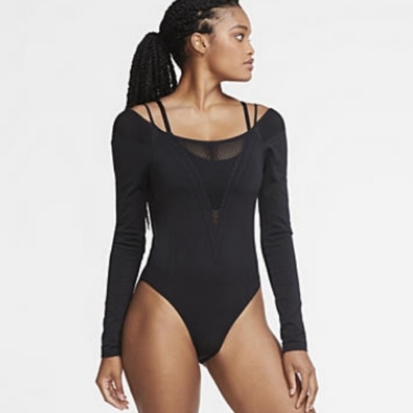 NWT Nike City Ready Black Bodysuit Unitard XL - Picture 3 of 4